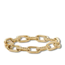 Madison Chain Bracelet In 18K Gold, 11mm