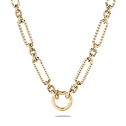 Lexington Chain Necklace In 18K Gold, 6.5mm