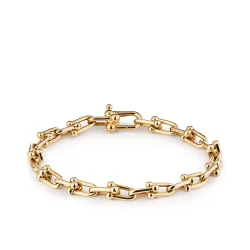 18k Yellow Gold Small Link Bracelet