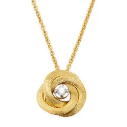 Jaipur Link 18K Yellow Gold Pendant Necklace With Diamond