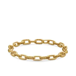Madison 6mm Chain Bracelet In 18K Gold