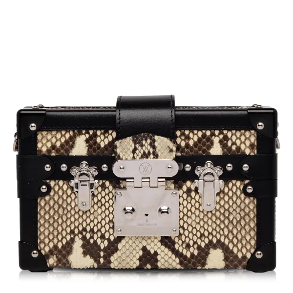 Petite Malle Handbag Python 