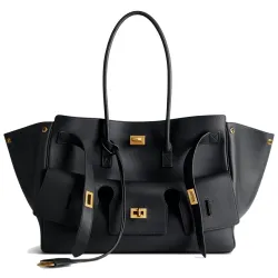 Bel Air Carry All Bag, Black And Gold, Medium