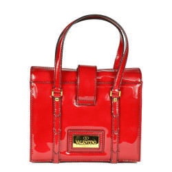 Red Patent Leather Top Handle