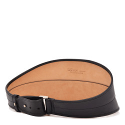 Black Harness Leather Belt
