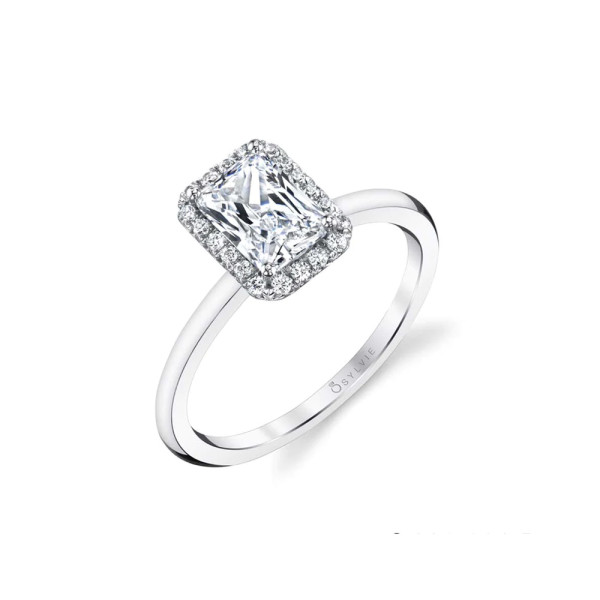 2-1/2 CT. T.W. Certified Emerald-Cut Lab-Created Diamond Engagement Ring in 14K White Gold (F/VS2)