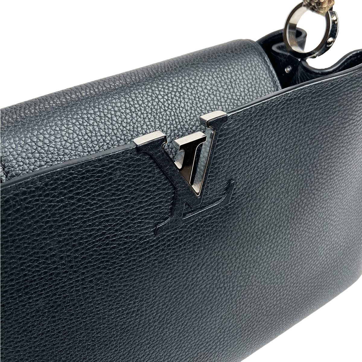 Black Louis Vuitton Taurillion Monogram Horizon Clutch Bag